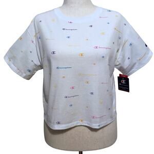 Champion NWT Cropped Graphic Tee Women M